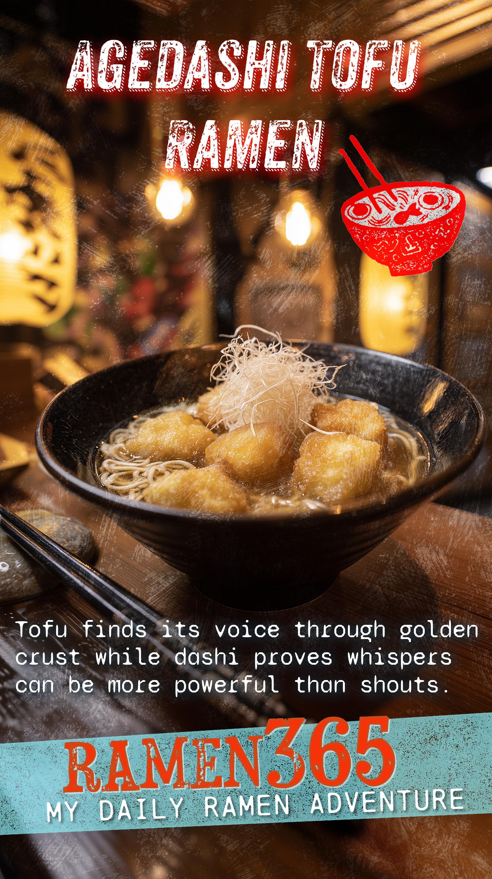Agedashi Tofu Ramen