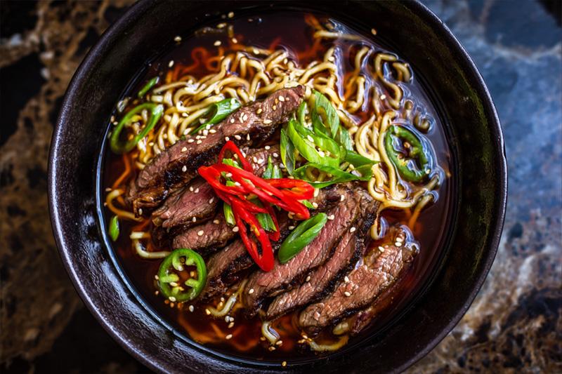 Black Bean Beef Ramen