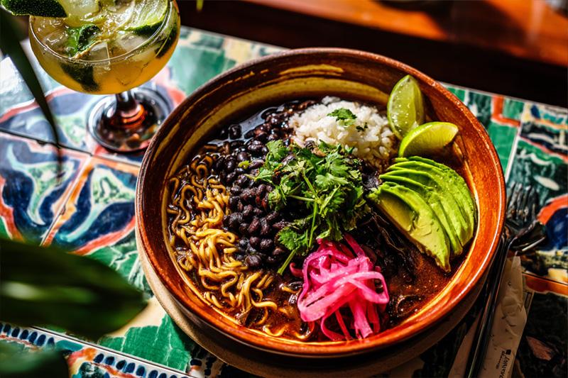 Black Bean Cuban Ramen
