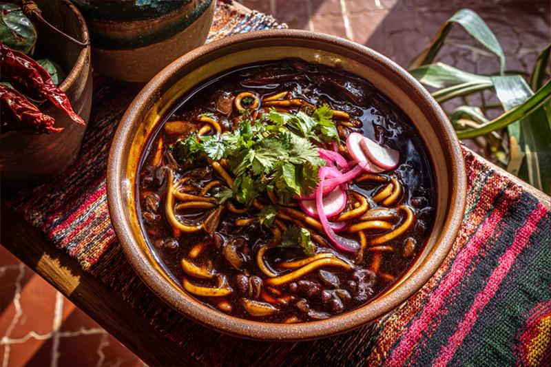 Black Bean Mole Ramen