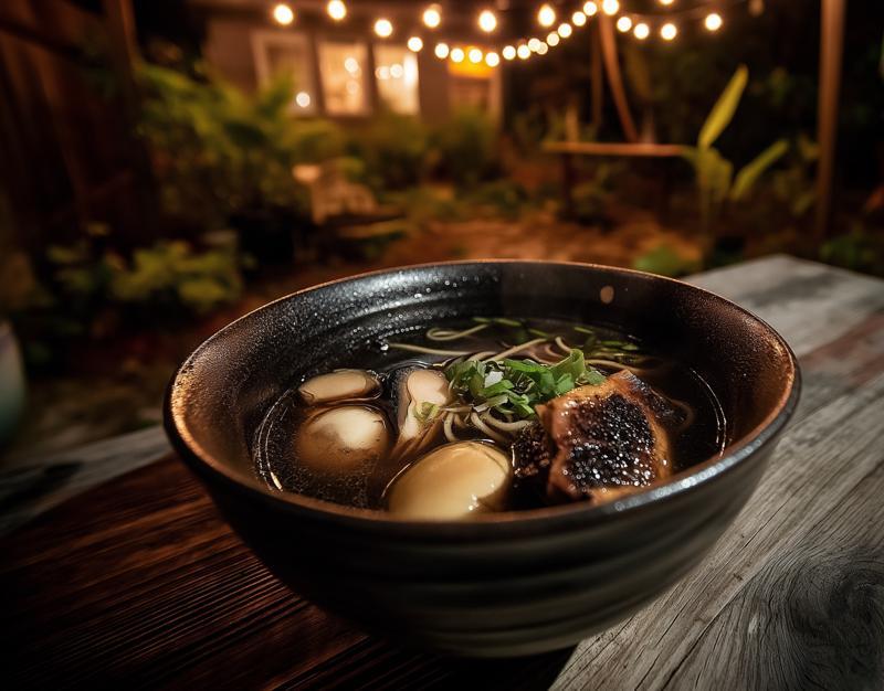 Midnight Garlic Black Ramen