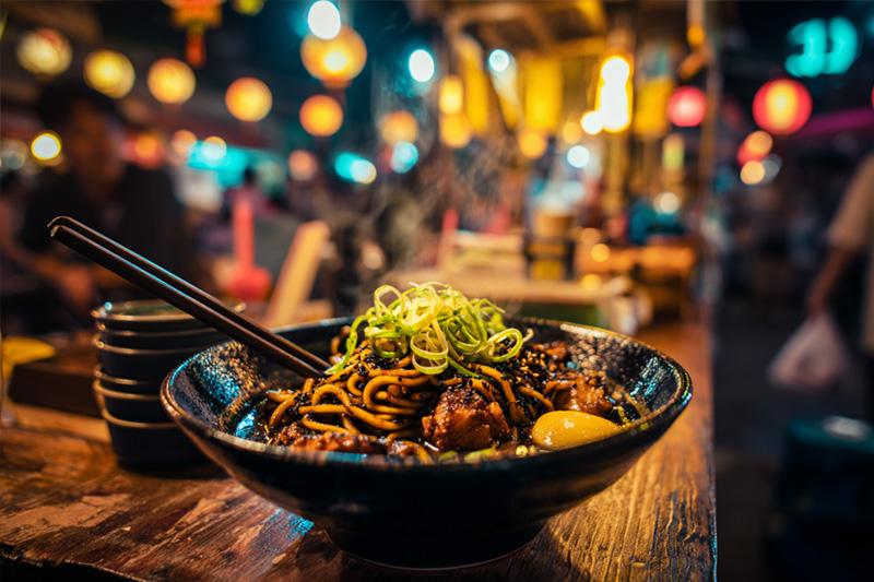 Black Sesame Chicken Ramen