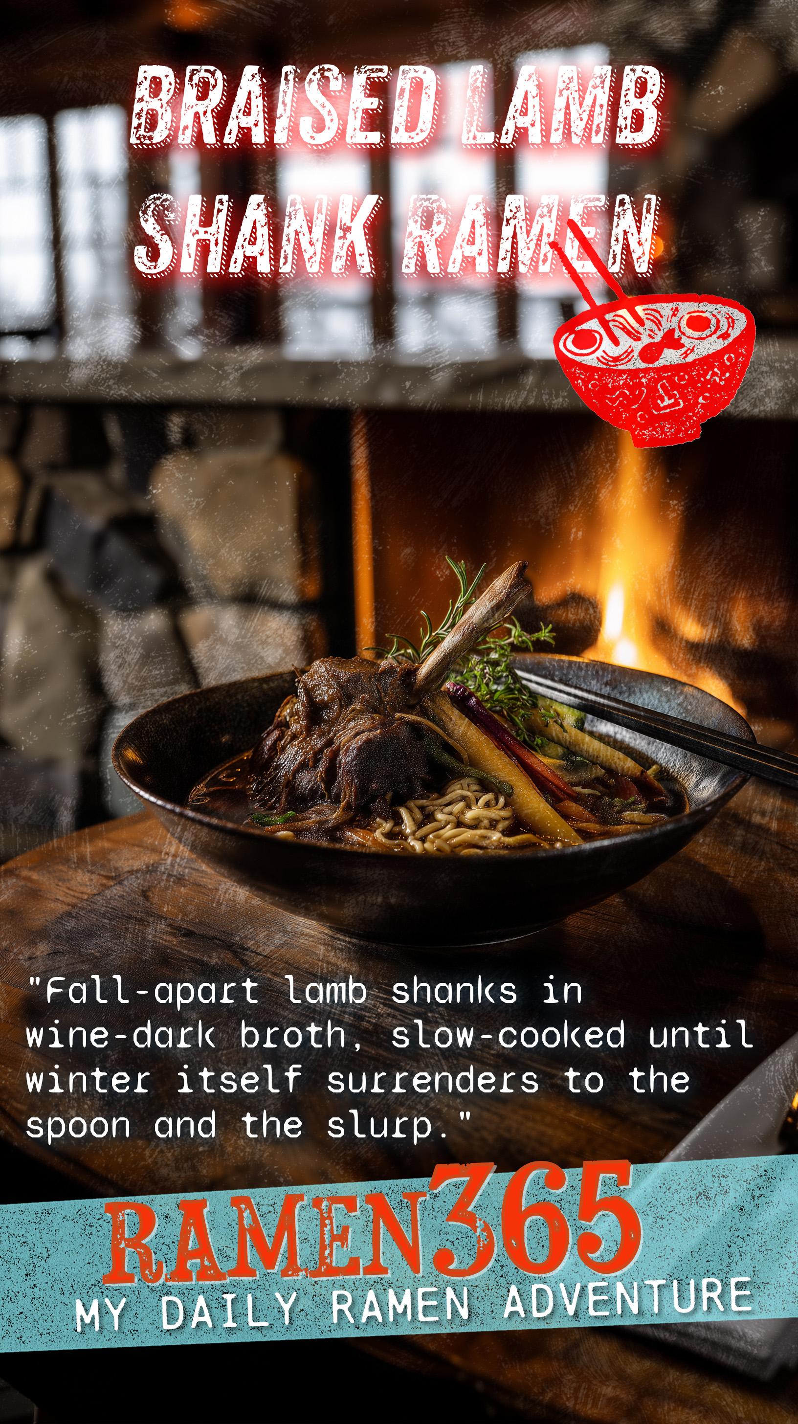 Braised Lamb Shank Ramen