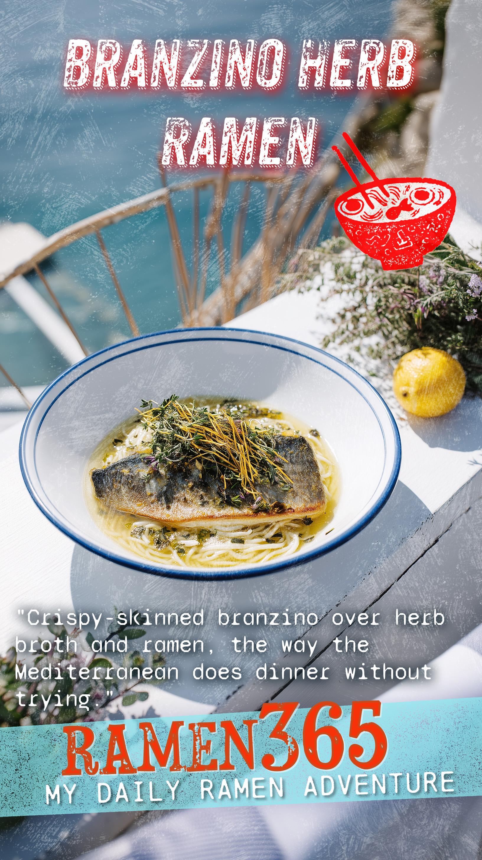 Branzino Herb Ramen
