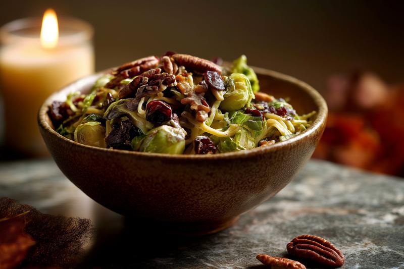 Brussels Sprouts Ramen Salad
