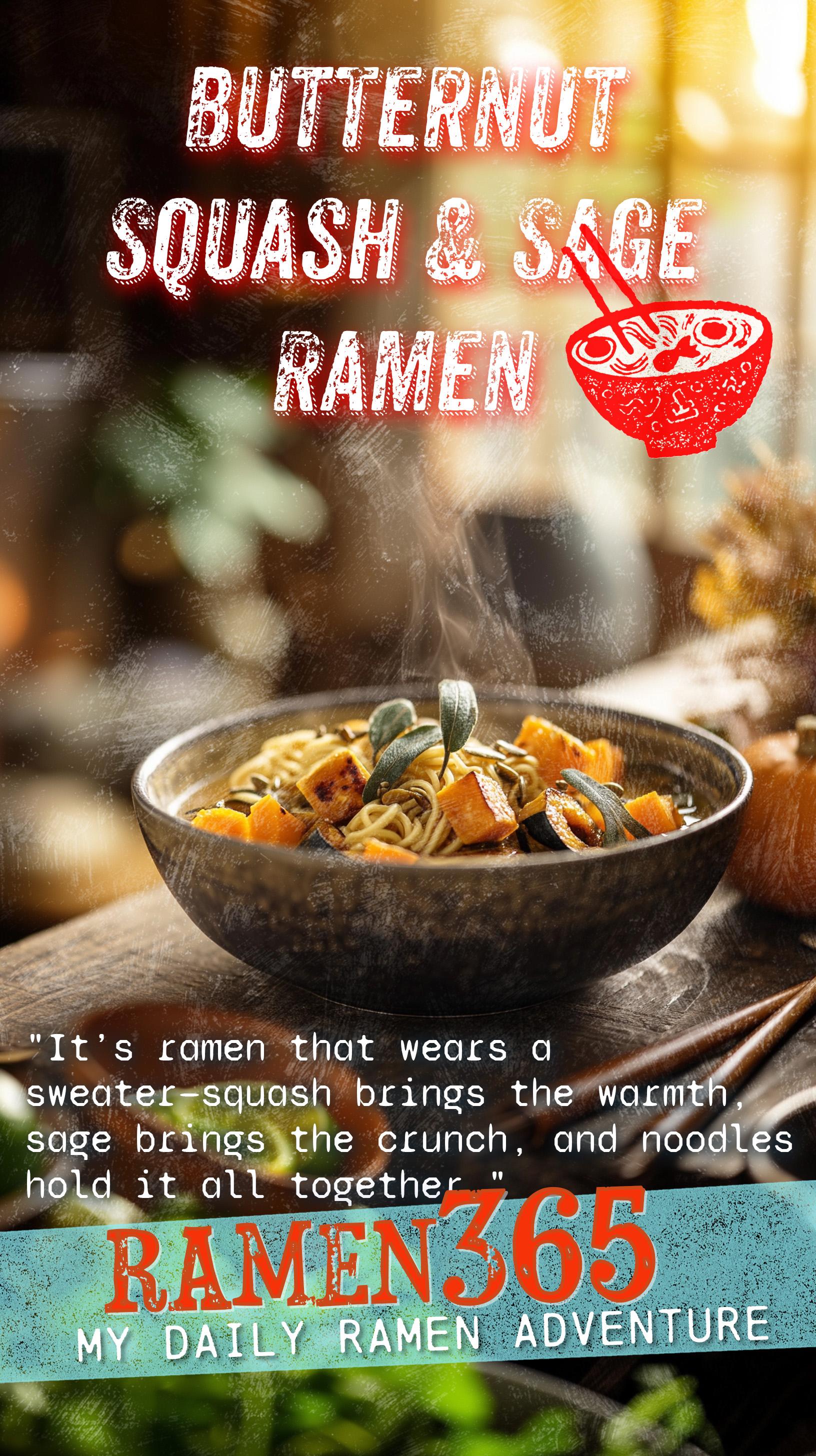 Butternut Squash & Sage Ramen