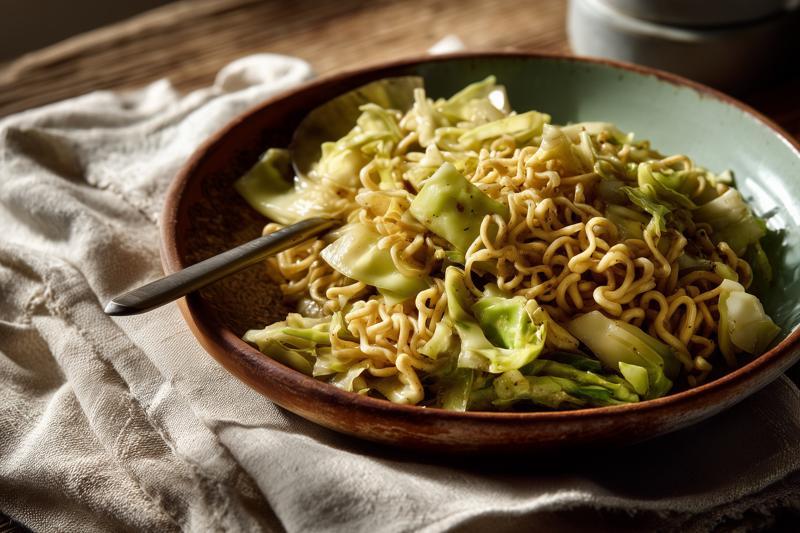 Cabbage and Ramen Salad