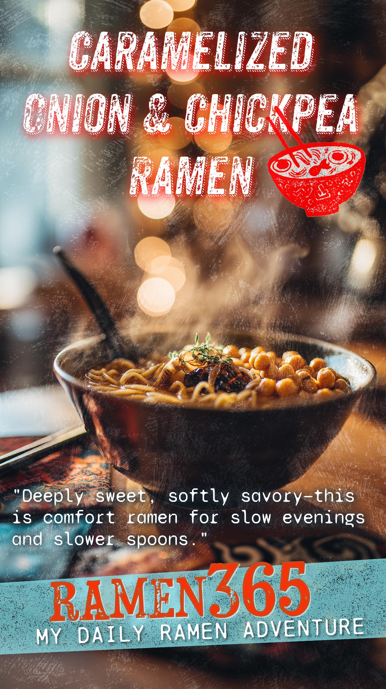 Caramelized Onion & Chickpea Ramen