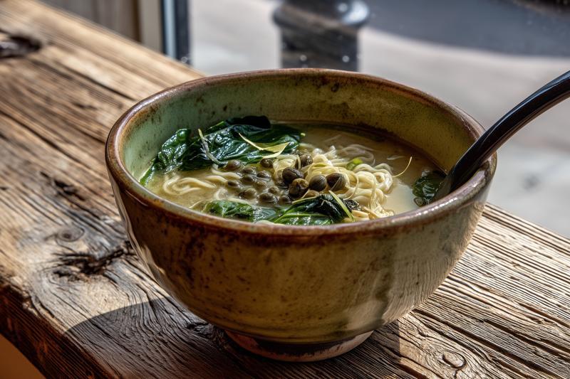 Cashew-Cream & Caper Ramen