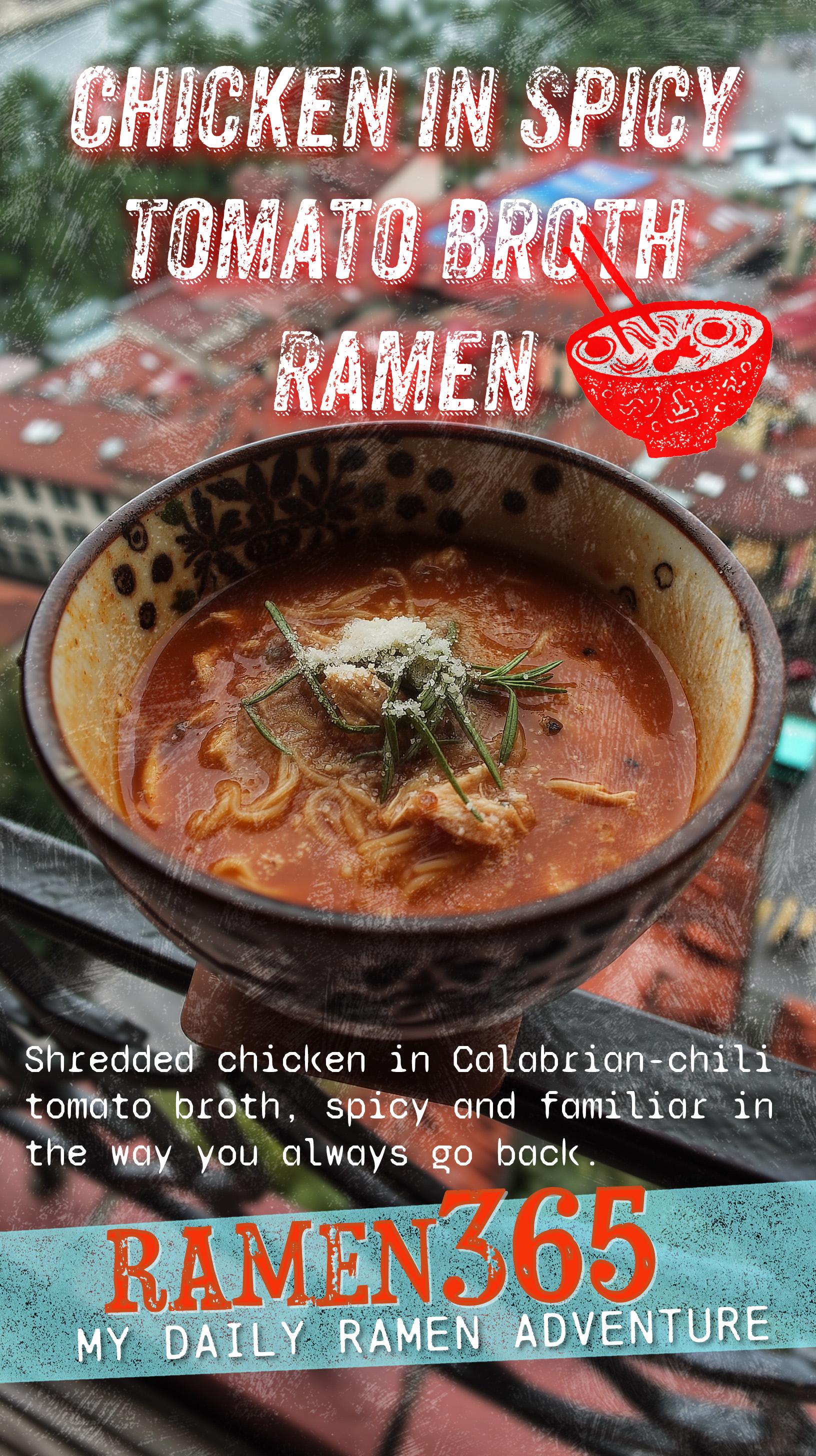 Chicken in Spicy Tomato Broth Ramen