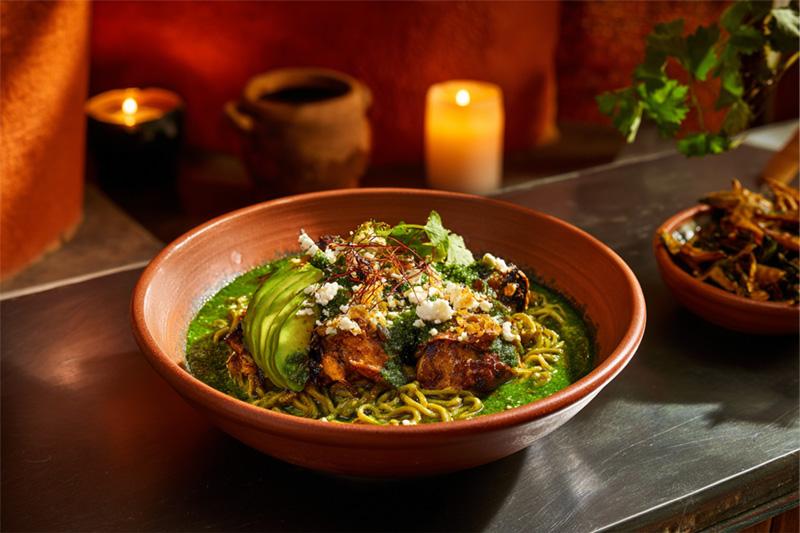 Chicken Mole Verde Ramen