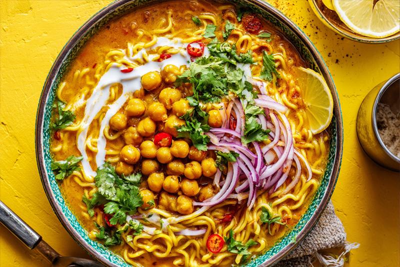 Chickpea Masala Ramen