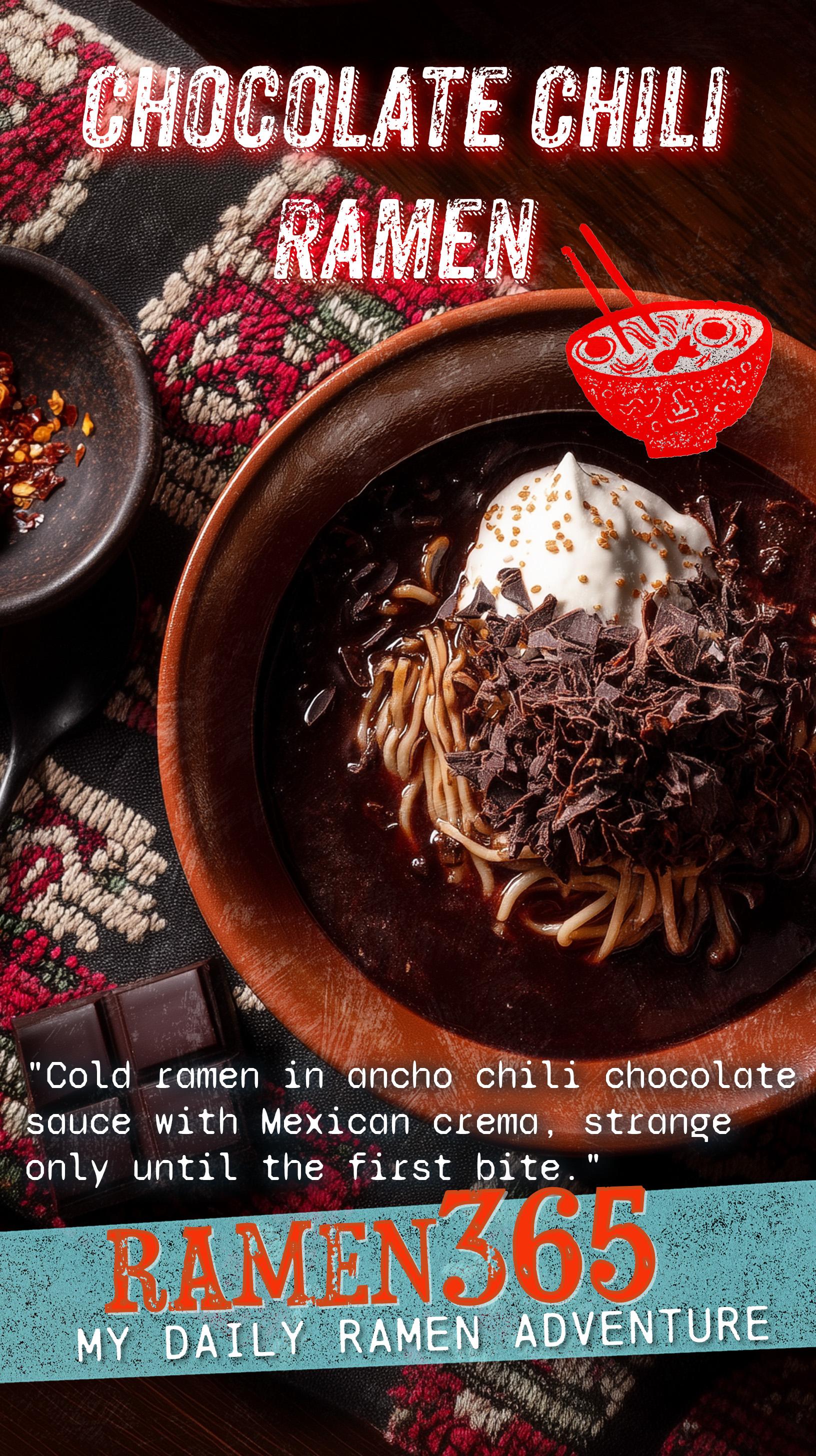 Chocolate Chili Ramen