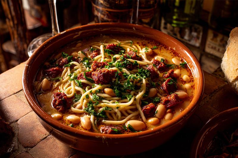 Chorizo White Bean Ramen