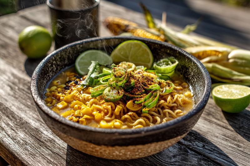 Coconut Curry Shrimp Ramen