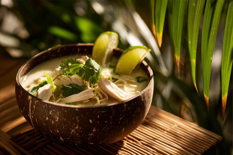 Coconut Lime Chicken Ramen