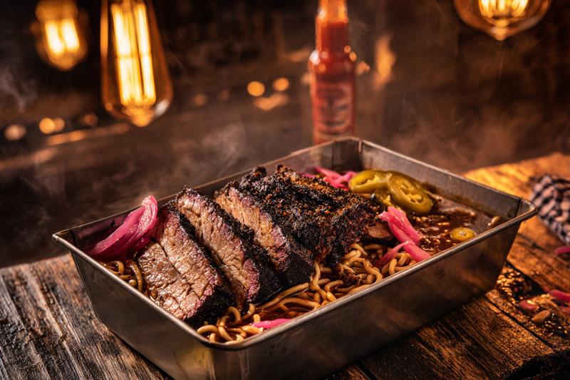 Coffee-Rubbed Brisket Ramen