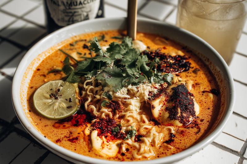 Creamy Peri Peri Ramen