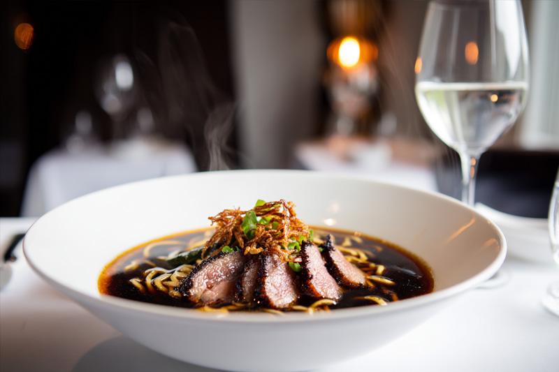 Crispy Duck & Black Garlic Ramen