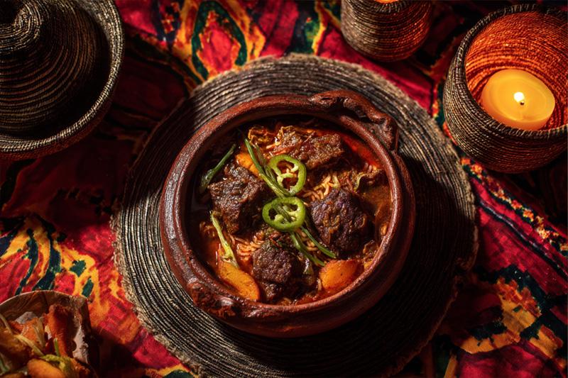 Ethiopian Beef Tibs Ramen