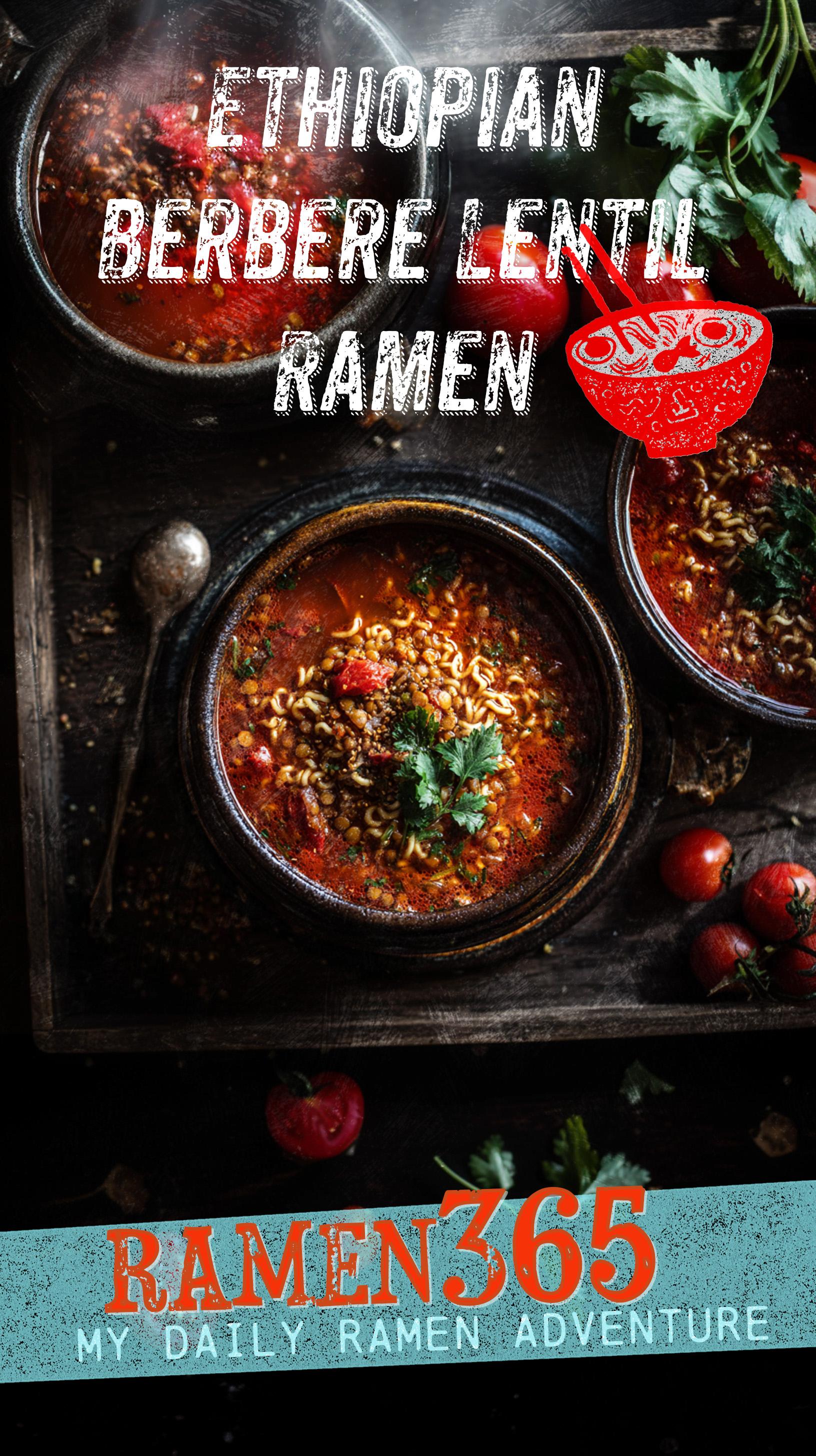 Ethiopian Berbere Lentil Ramen