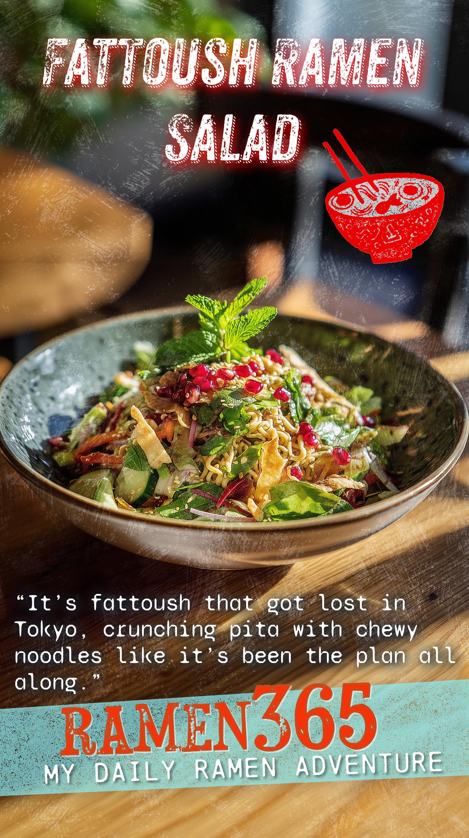 Fattoush Ramen Salad