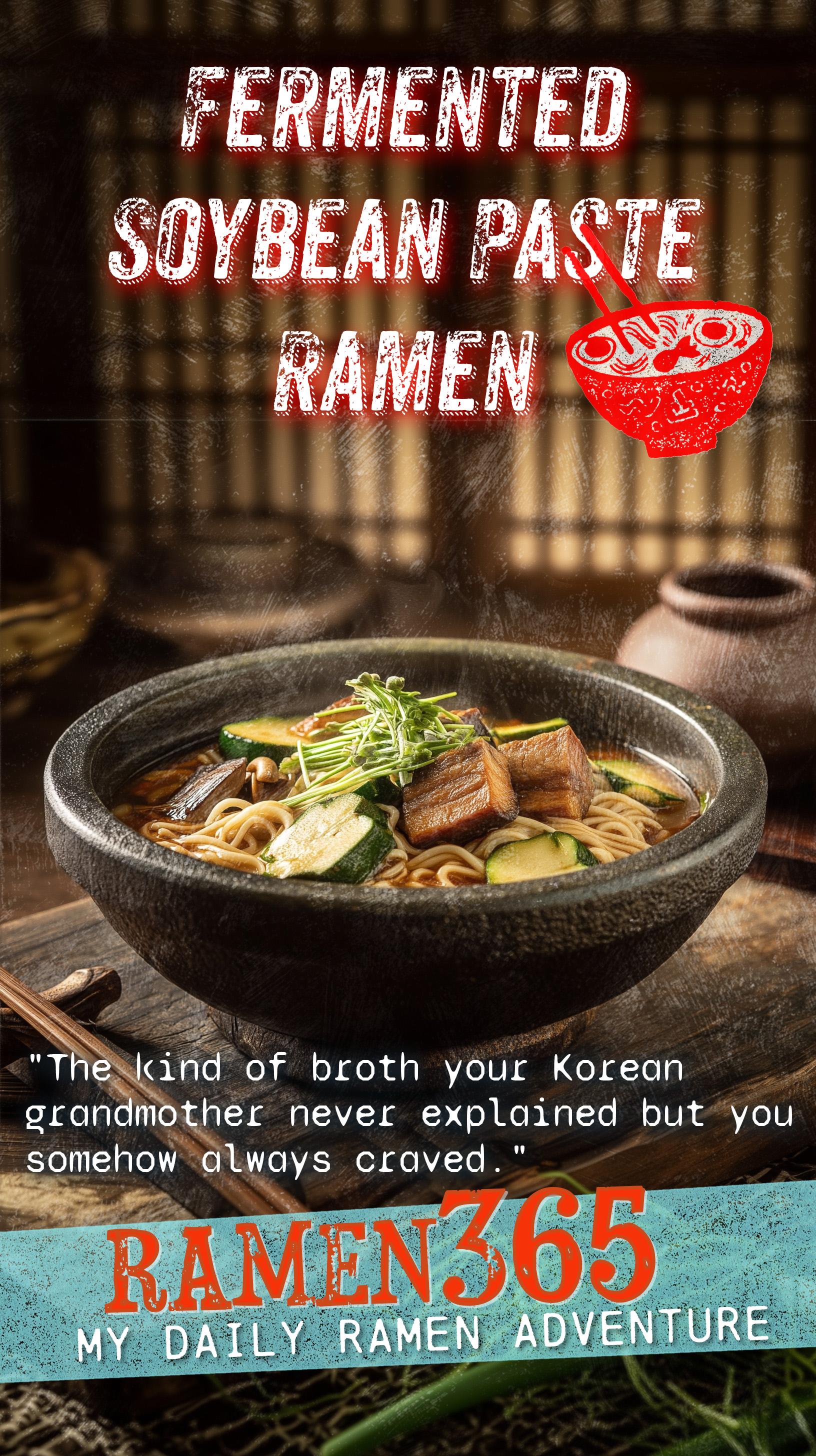 Fermented Soybean Paste Ramen