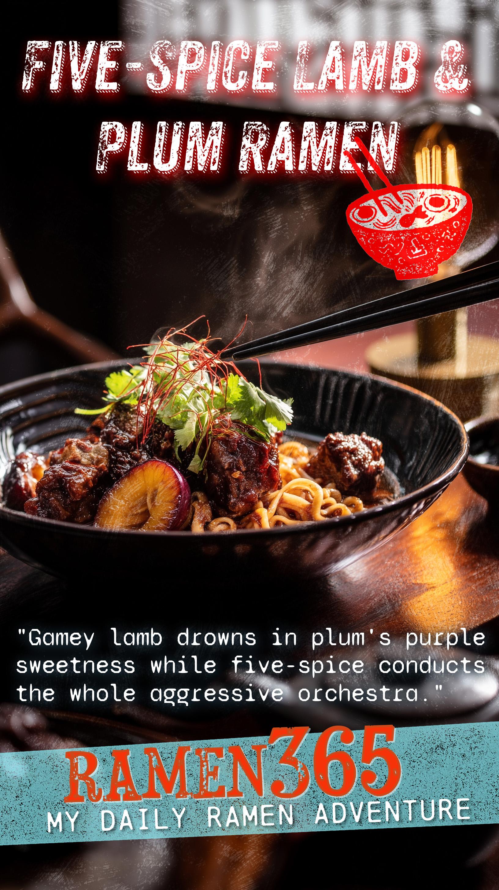 Five-Spice Lamb & Plum Ramen