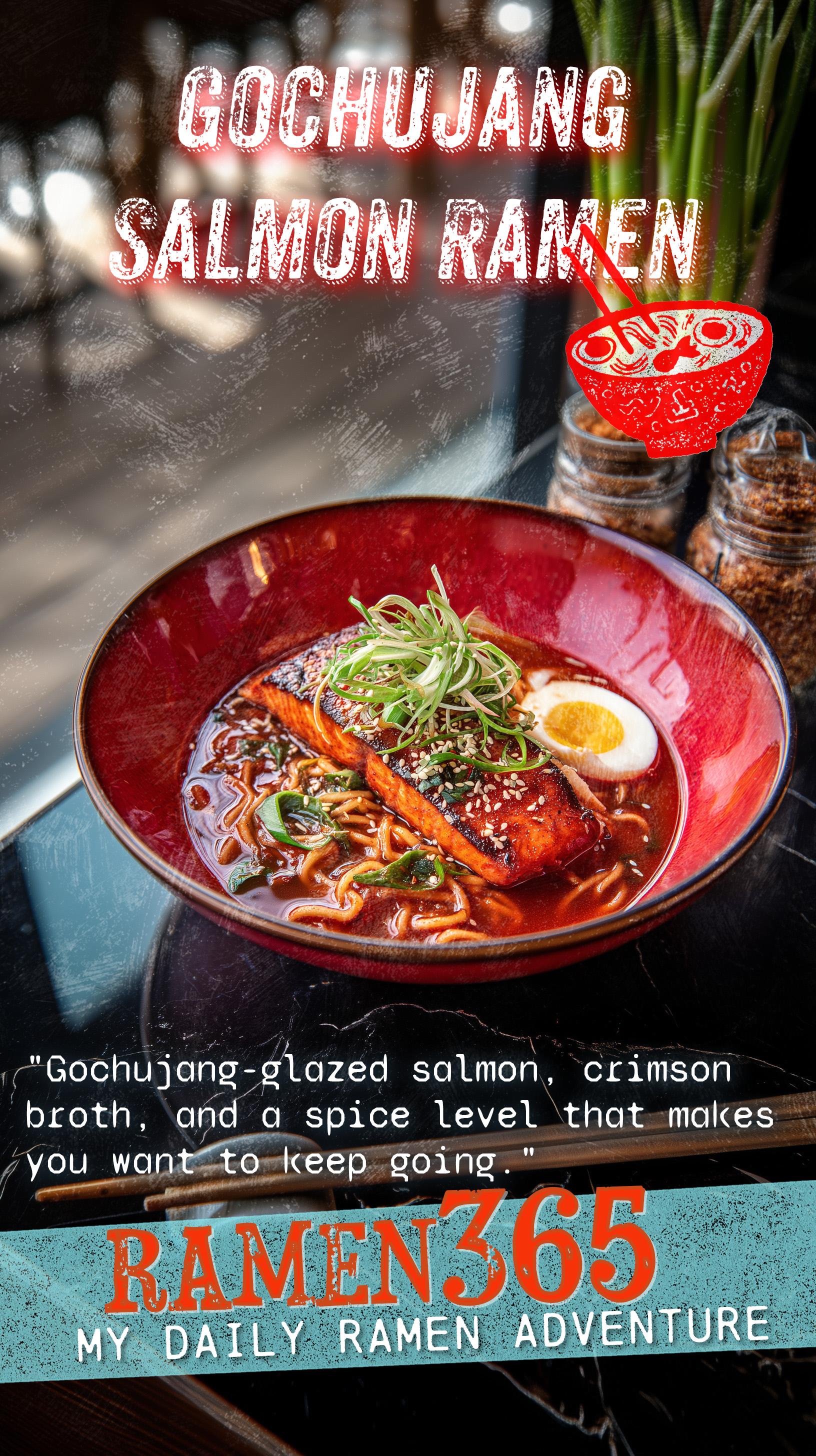 Gochujang Salmon Ramen