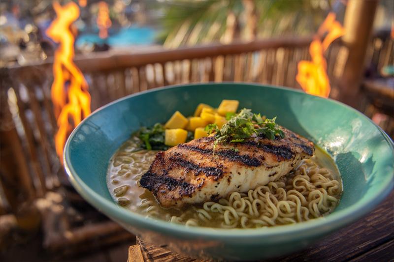 Grilled Mahi-Mahi Ramen Bowl