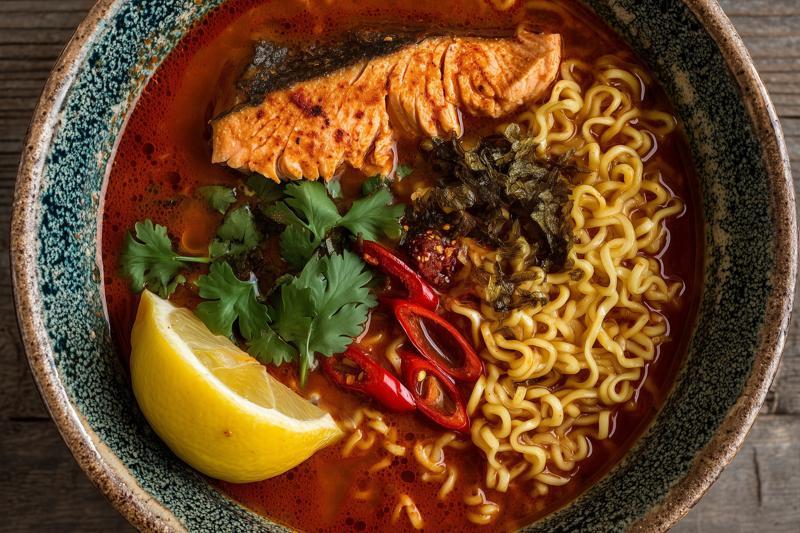 Harissa Salmon Ramen