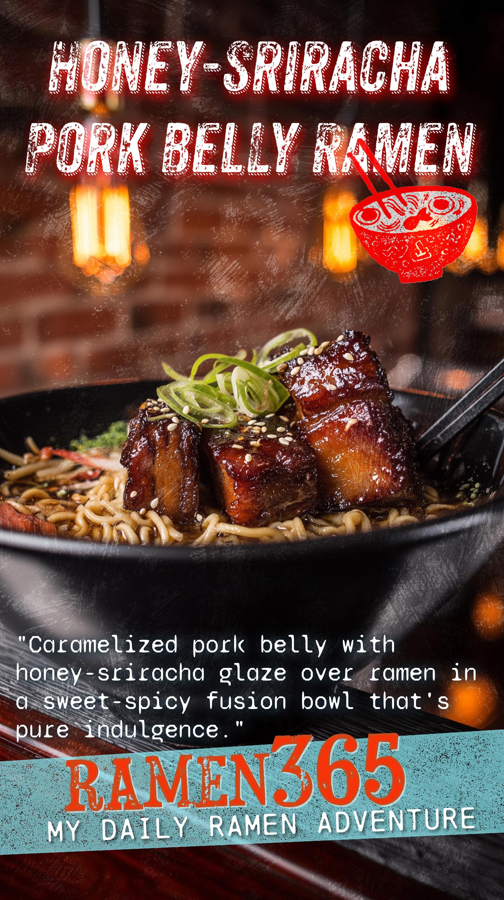 Honey-Sriracha Pork Belly Ramen