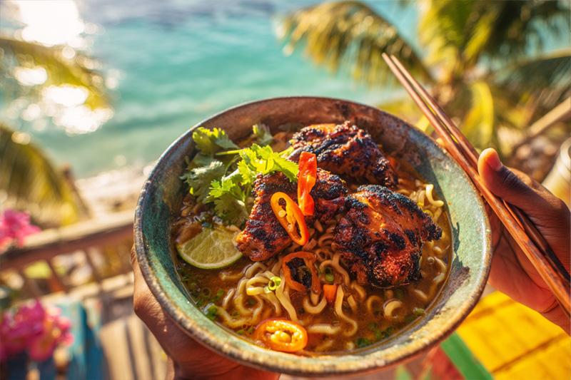 Jerk Chicken Ramen