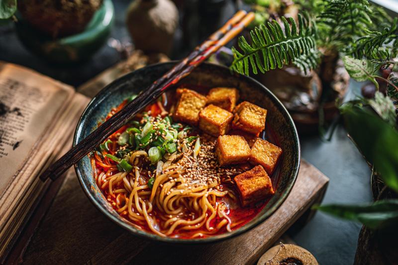 Kimchi Tofu Sesame Ramen