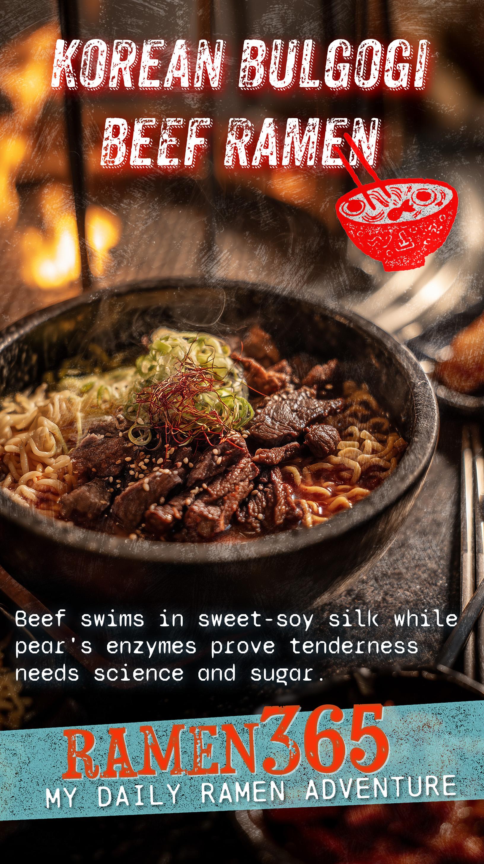 Korean Bulgogi Beef Ramen