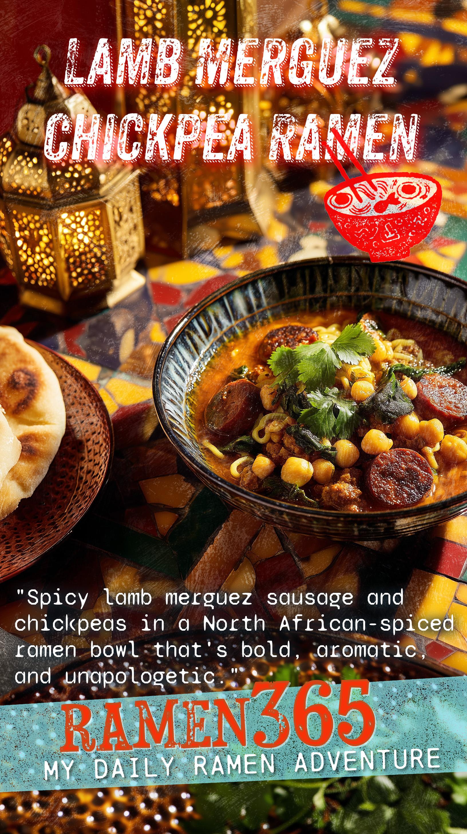 Lamb Merguez Chickpea Ramen