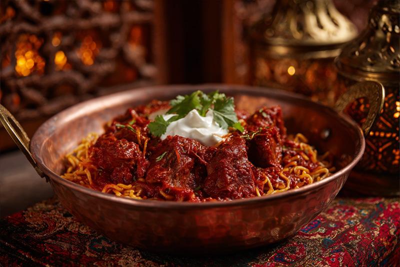 Lamb Rogan Josh Ramen