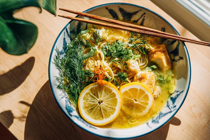 Lemon Herb Chicken Ramen