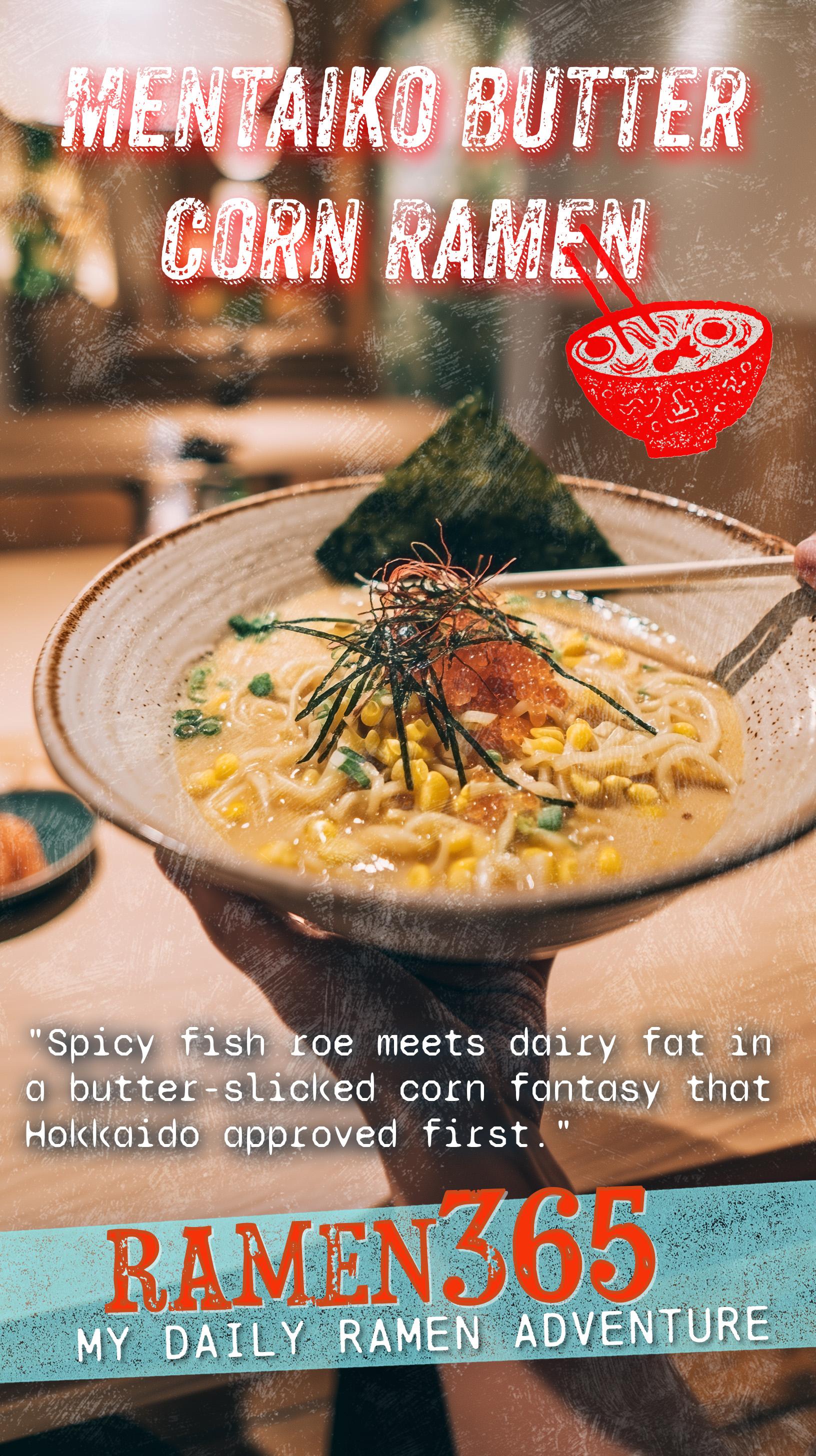 Mentaiko Butter Corn Ramen