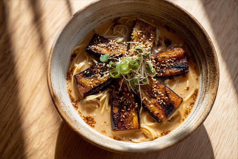 Miso Eggplant Ramen