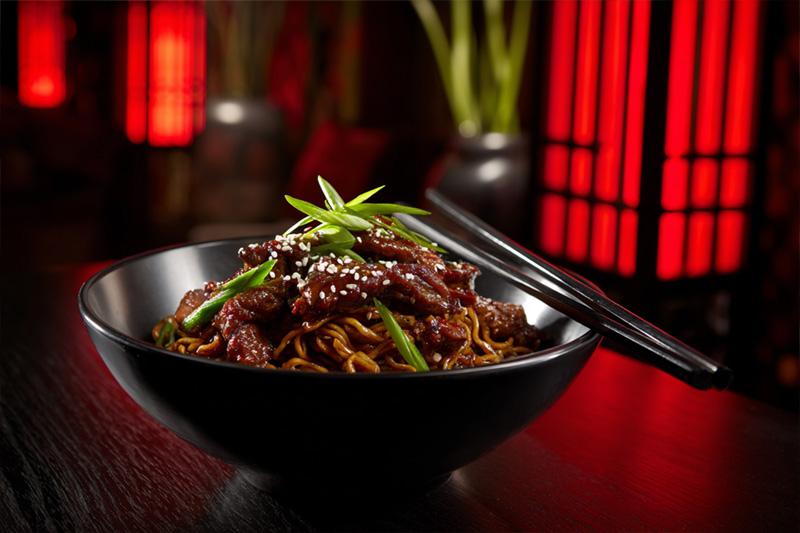 Mongolian Beef Crispy Noodles