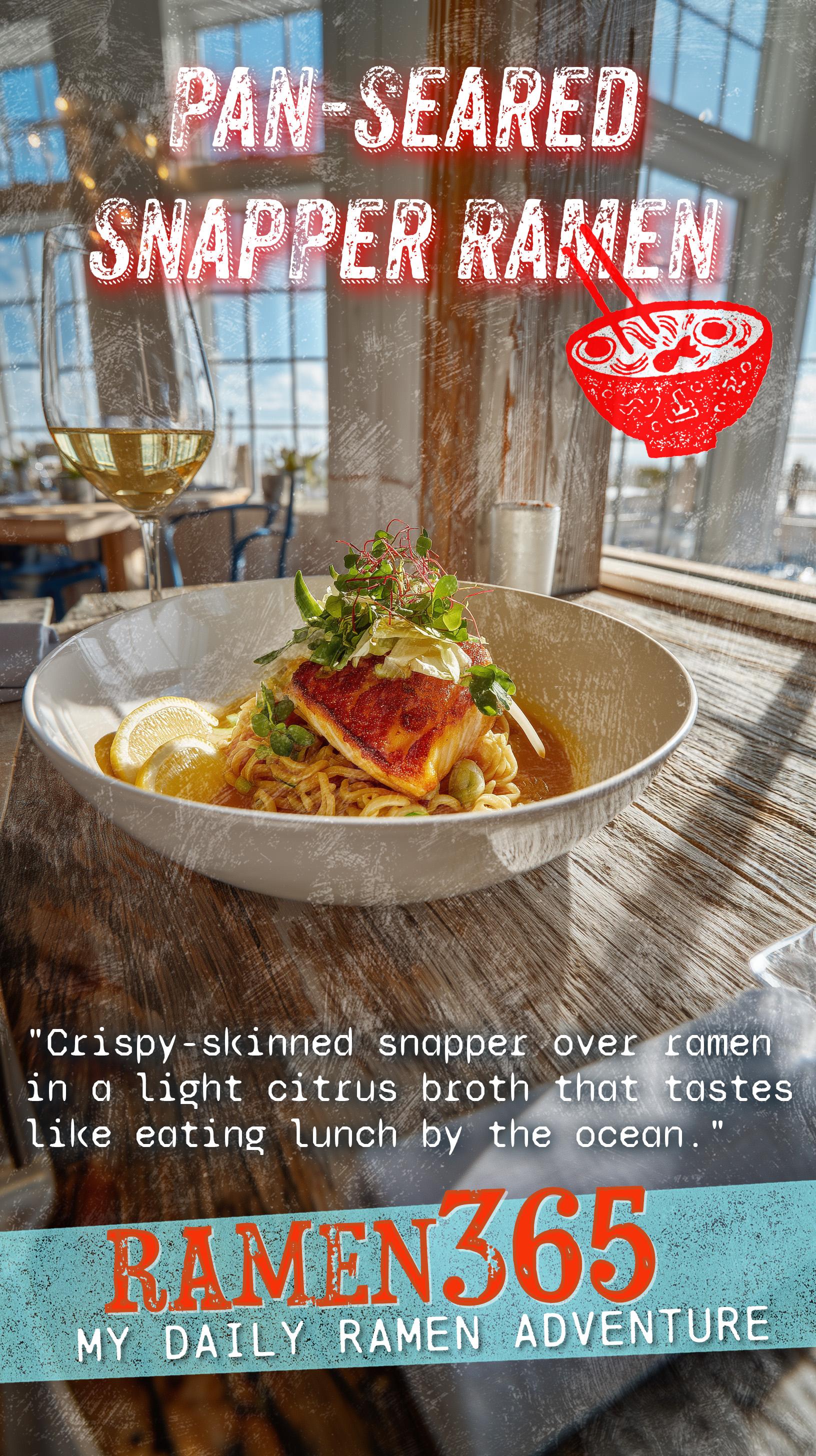 Pan-Seared Snapper Ramen