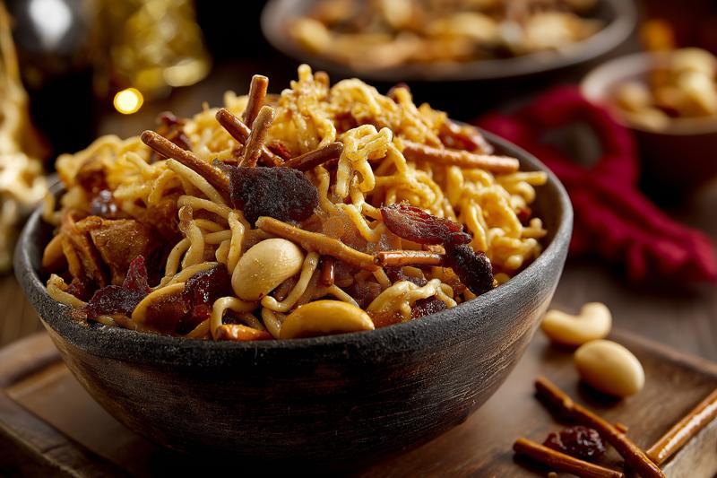 Dry Ramen & Spicy Party Mix