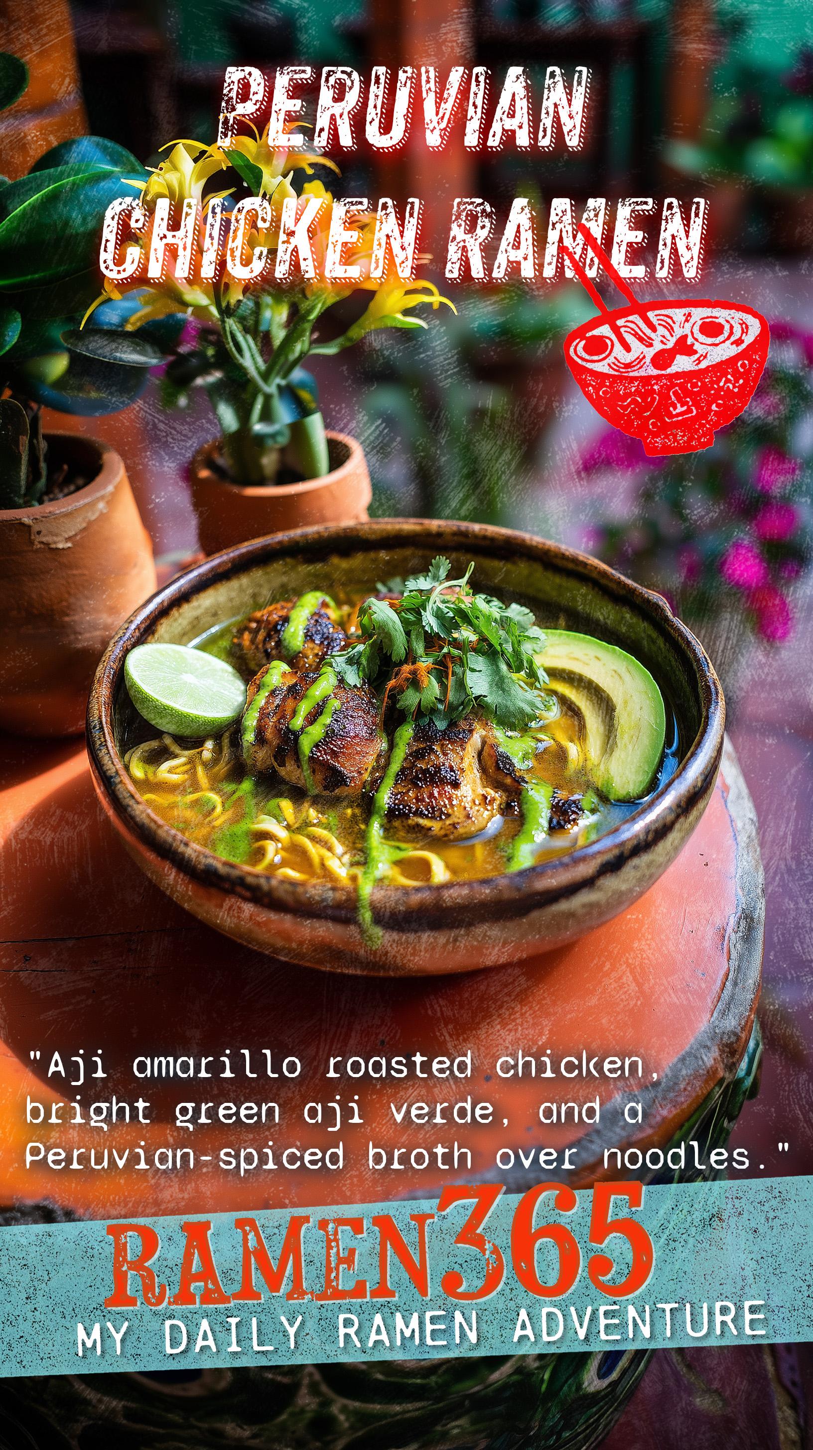 Peruvian Chicken Ramen