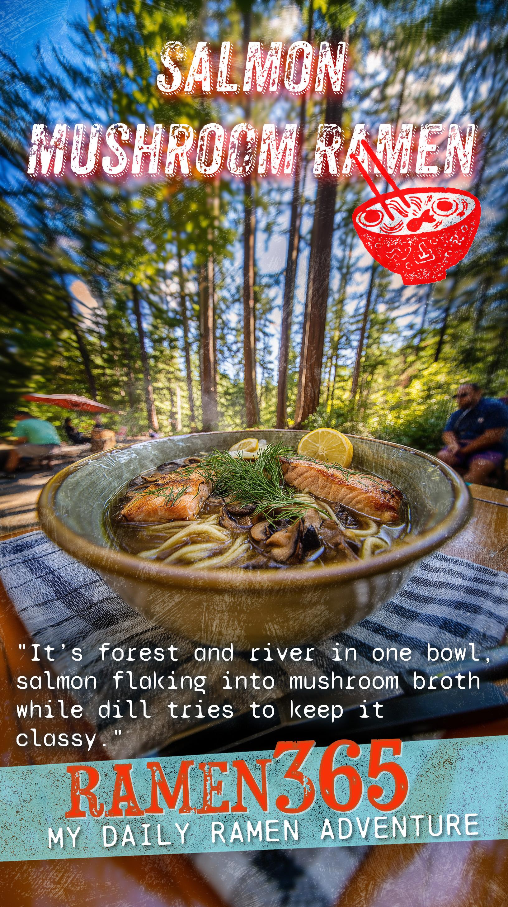 Salmon Mushroom Ramen