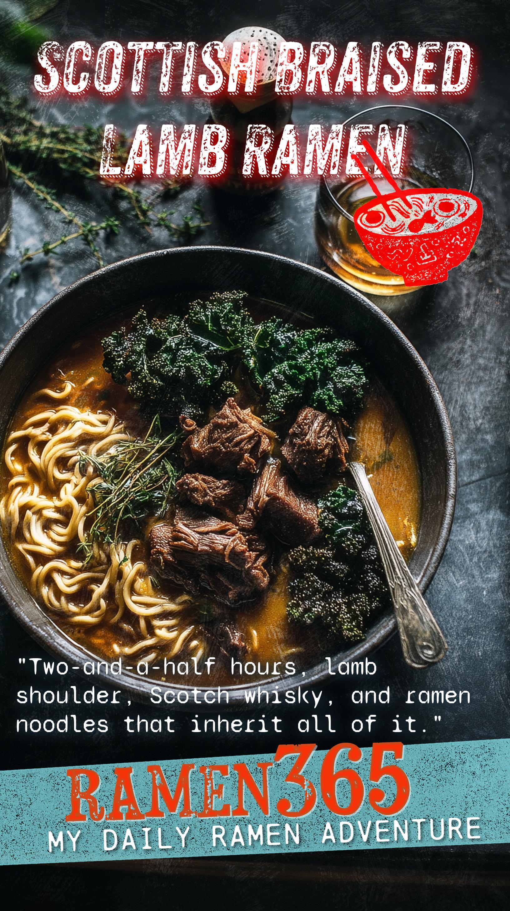 Scottish Braised Lamb Ramen