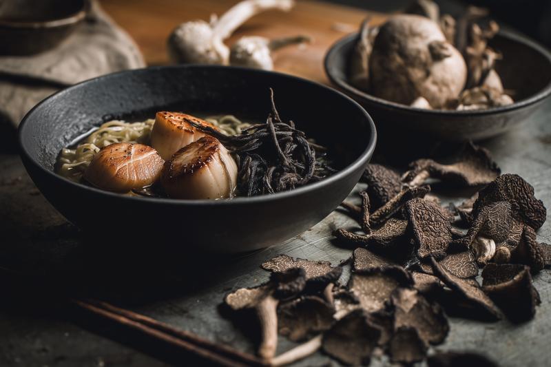 Sea Scallops & Mushroom Umami Ramen