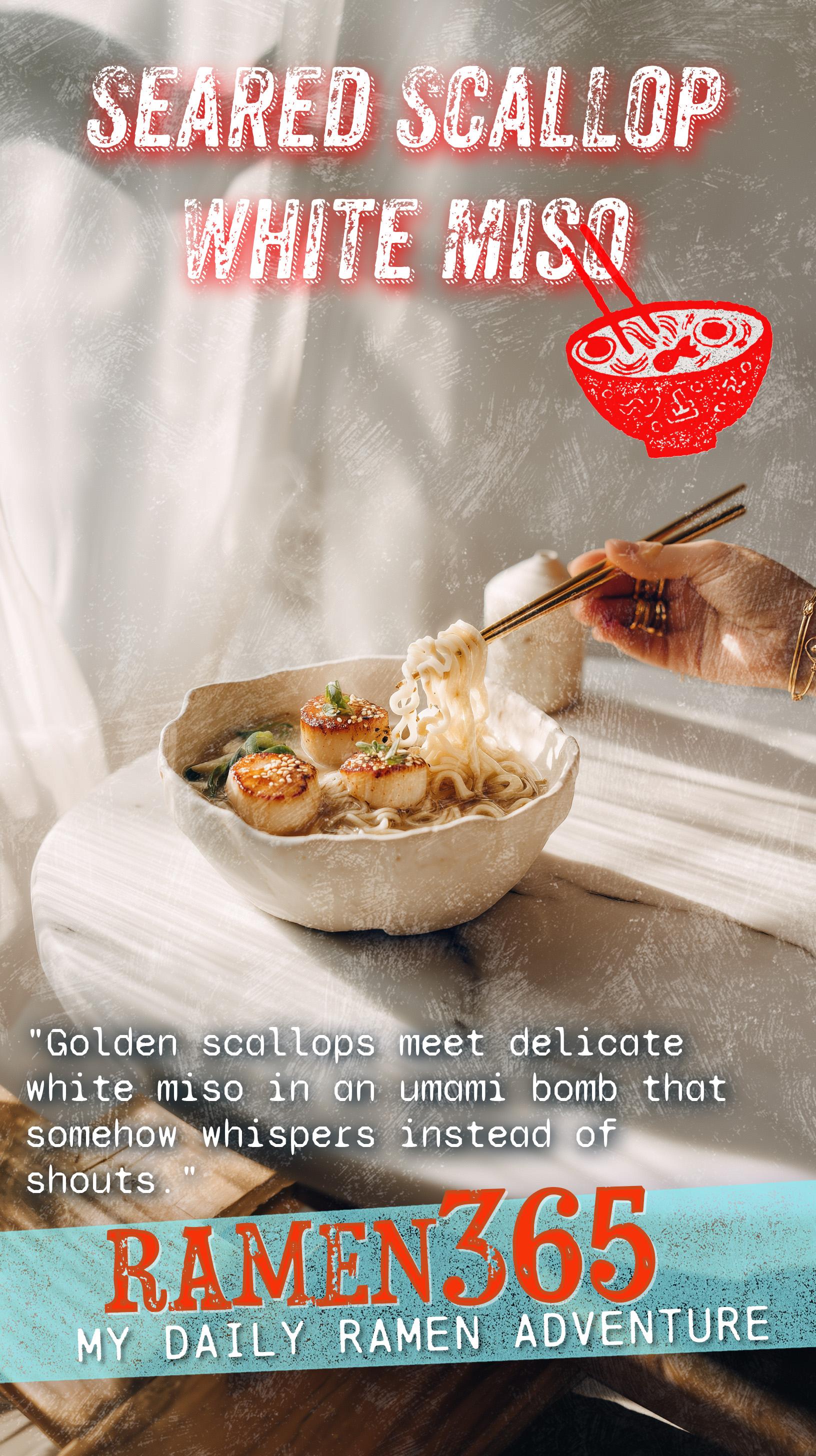 Seared Scallop White Miso