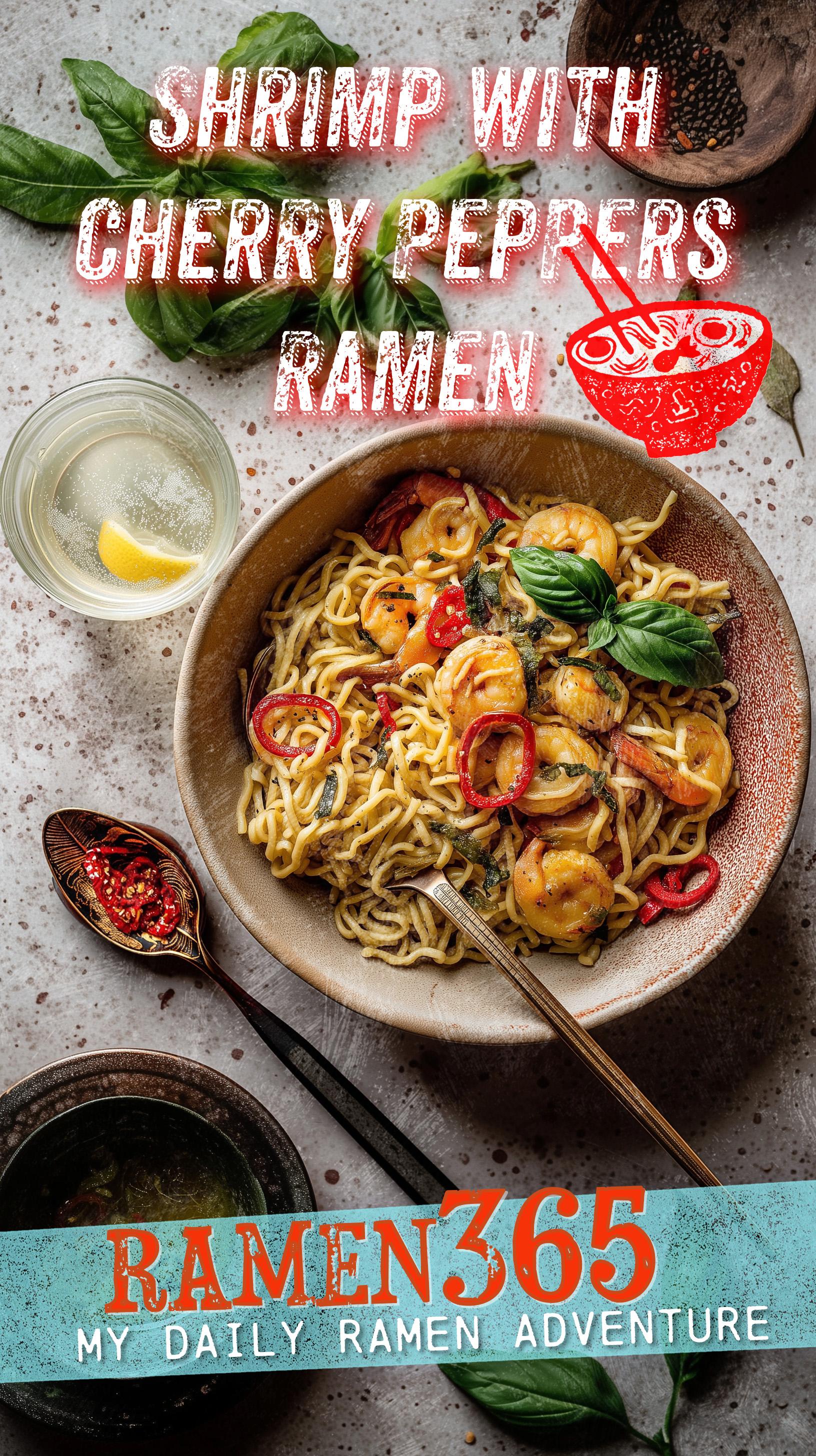 Shrimp with Cherry Peppers Ramen