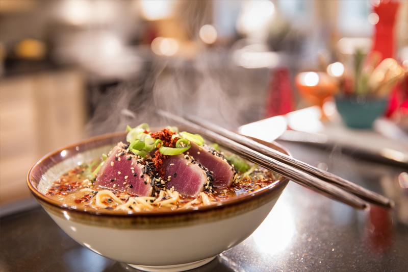Spicy Tuna Tataki Ramen